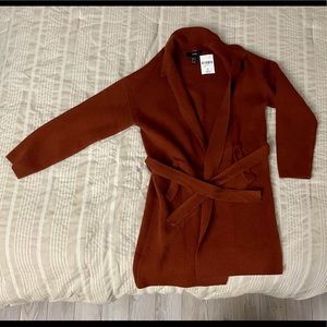 Brand new sweater coat with pockets
